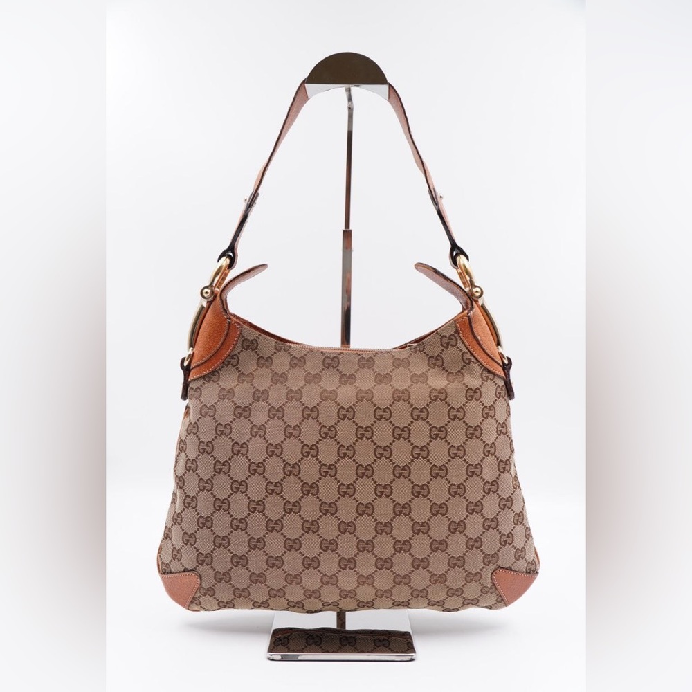 Gucci Creole Hobo with GG canvas